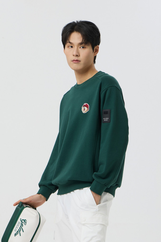 Golden Bear - 스웨트셔츠 - Back Printed Crewneck Pullover					 					 					