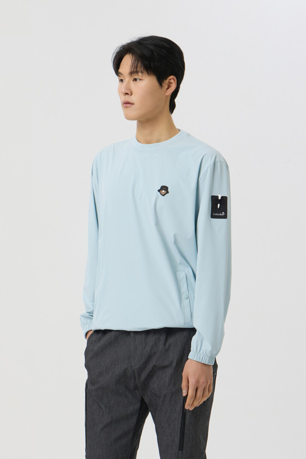 Golden Bear - 긴팔 상의 - Back Logo Woven Sweatshirt