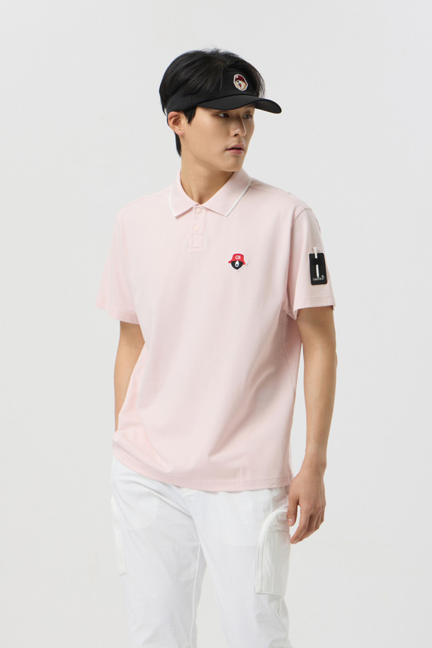 Golden Bear - 반팔티셔츠 - Essential Collar Pique T-shirt				 					 					