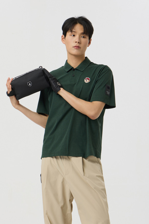 Golden Bear - 반팔티셔츠 - (UNI) SORONA Printed Back Polo T-shirt