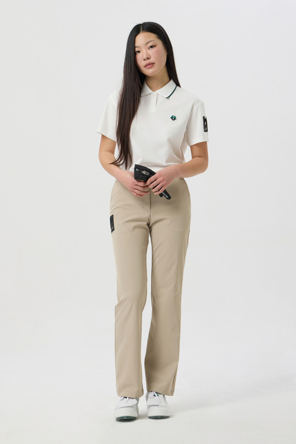 Golden Bear - 롱/미디팬츠 - (WOMEN) Semi-Bootcut Pants