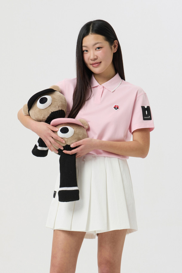 Golden Bear - 반소매 티셔츠 - (WOMEN) Basic Sleeve Polo Shirt					 					 					