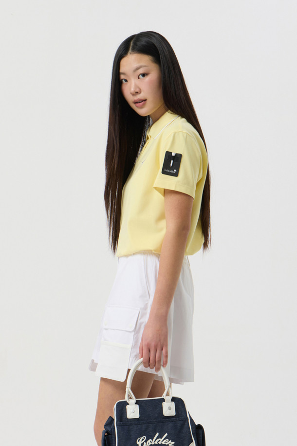 Golden Bear - 반소매 티셔츠 - (WOMEN) Basic Sleeve Polo Shirt					 					 					