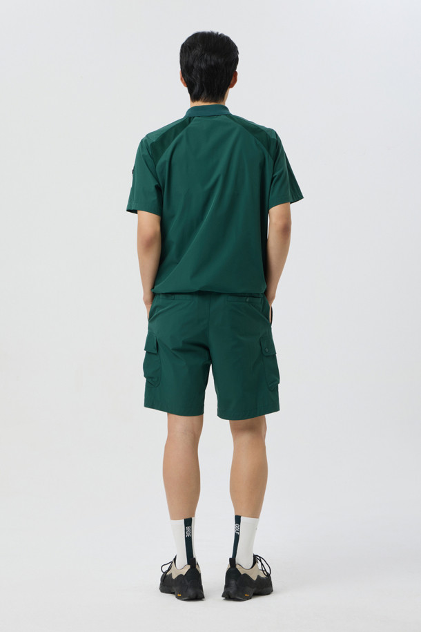 Golden Bear - 하프팬츠 - Stretchable Woven Cargo Shorts