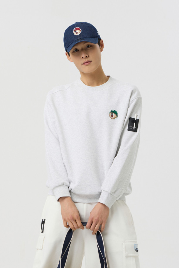 Golden Bear - 스웨트셔츠 - Back Printed Crewneck Pullover					 					 					