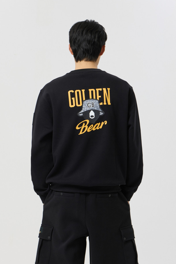 Golden Bear - 긴팔 상의 - Back Logo Woven Sweatshirt