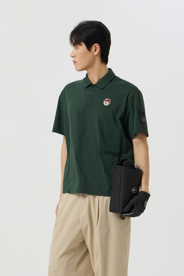 Golden Bear - 반팔티셔츠 - (UNI) SORONA Printed Back Polo T-shirt