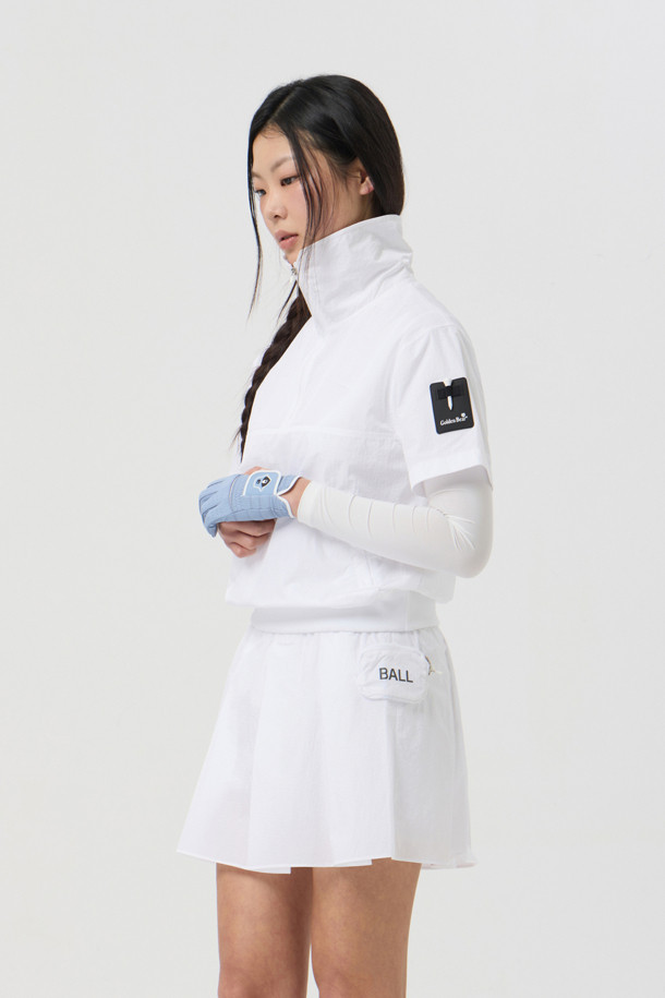 Golden Bear - 반소매 티셔츠 - (WOMEN) Ripstop Short-Sleeve Half-Zip Anorak