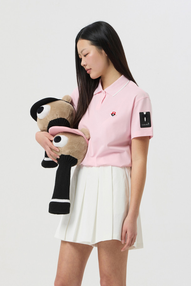 Golden Bear - 반소매 티셔츠 - (WOMEN) Basic Sleeve Polo Shirt					 					 					