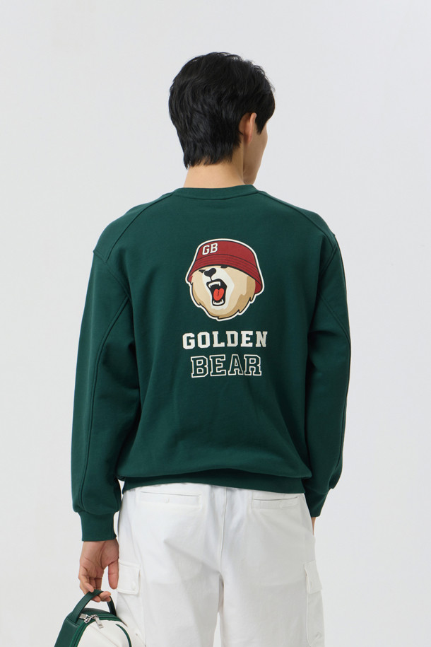 Golden Bear - 스웨트셔츠 - Back Printed Crewneck Pullover					 					 					