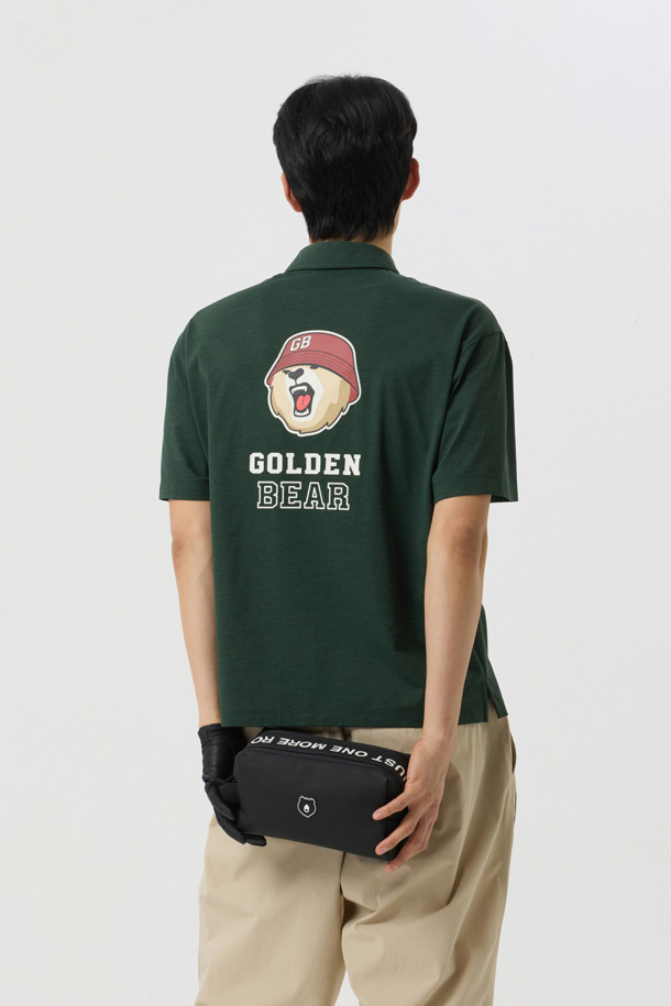 Golden Bear - 반팔티셔츠 - (UNI) SORONA Printed Back Polo T-shirt