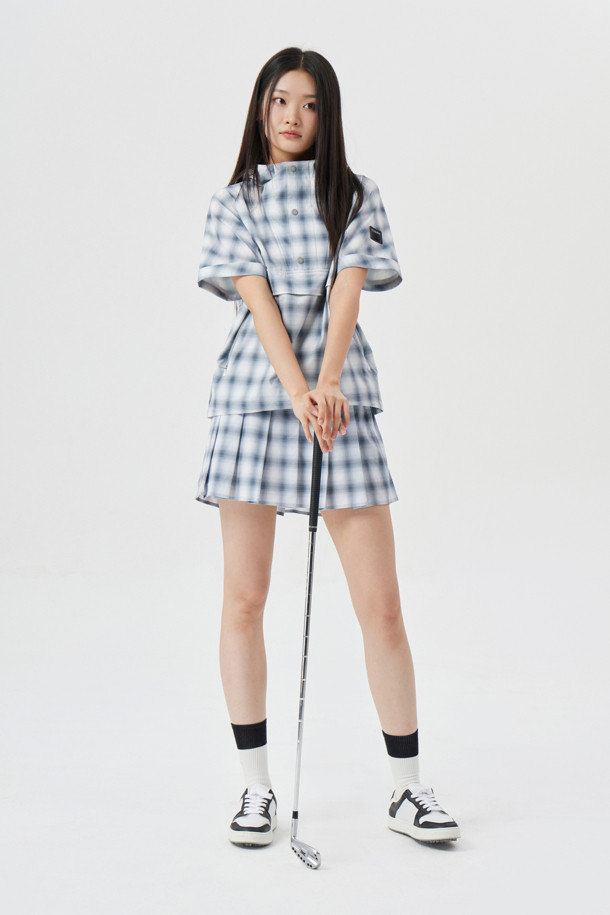 Golden Bear - 바람막이/아노락 - (W) Check Pattern Set Up