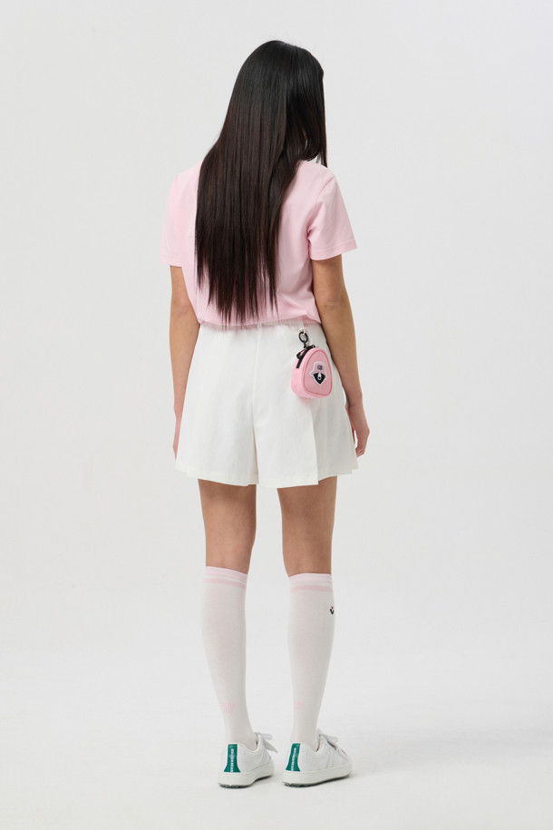 Golden Bear - 쇼트팬츠 - (WOMEN) Pleats Wrap Shorts					 					 					