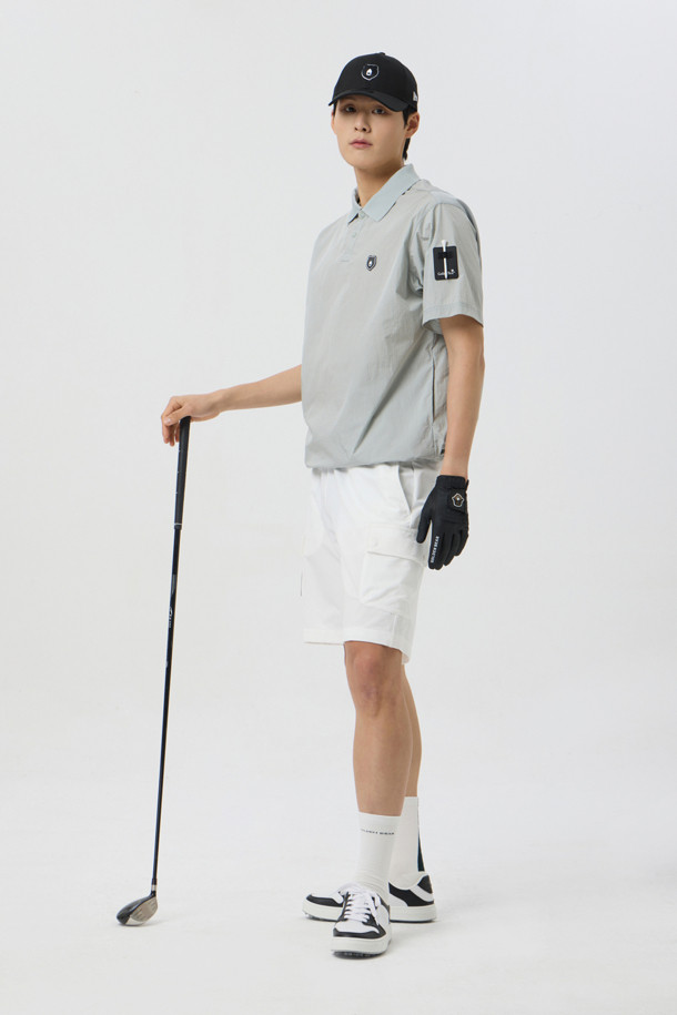 Golden Bear - 하프팬츠 - Stretchable Woven Cargo Shorts