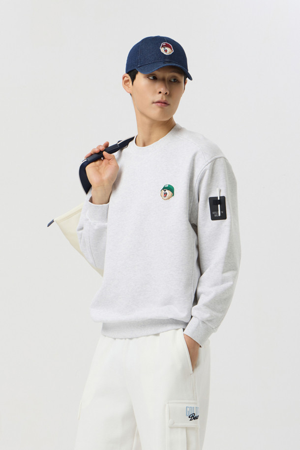 Golden Bear - 스웨트셔츠 - Back Printed Crewneck Pullover					 					 					