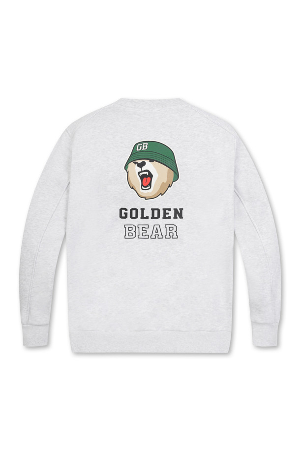 Golden Bear - 스웨트셔츠 - Back Printed Crewneck Pullover					 					 					