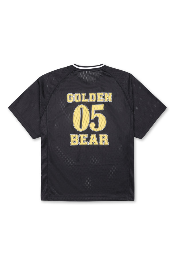 Golden Bear - 반팔 상의 - (UNI) Printed Back Mesh V-Neck Jersey