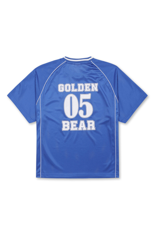 Golden Bear - 반팔 상의 - (UNI) Printed Back Mesh V-Neck Jersey					 					 					