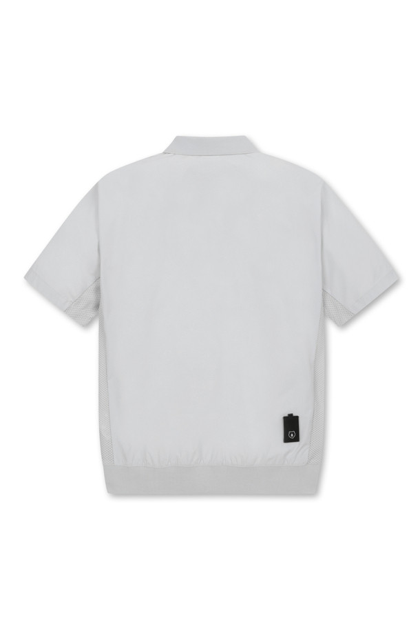 Golden Bear - 반팔티셔츠 - Side Mesh Woven Sweatshirt					 					 					