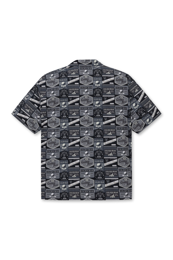 Golden Bear - 반팔셔츠 - (UNI) All-Over Printed Open Collar Shirts					 					 					