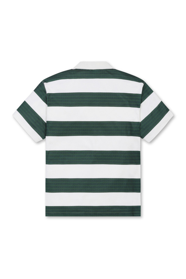 Golden Bear - 반팔티셔츠 - (UNI) Bold Stripe Collar T-shirt