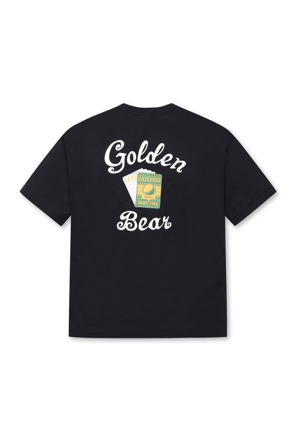 Golden Bear - 반팔티셔츠 - (UNI) SORONA Card Motif Printed Back T-shirt	