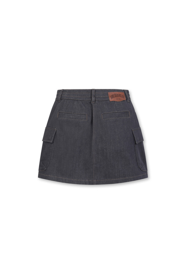 Golden Bear - 미니스커트 - (WOMEN) Denim-like Skirt					 					 					