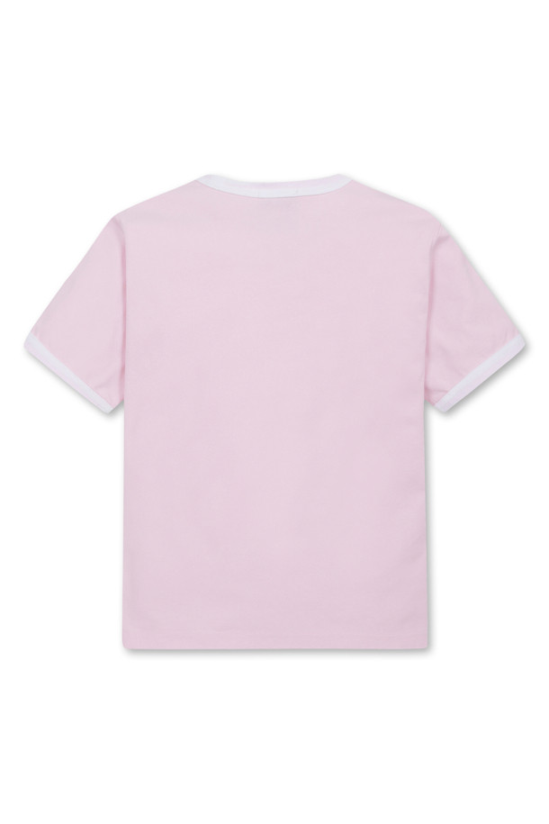 Golden Bear - 반소매 티셔츠 - (WOMEN) Ringer Short-Sleeve Round T-Shirt