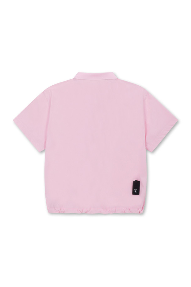 Golden Bear - 반소매 티셔츠 - (WOMEN) Stretch Woven Polo T-Shirt