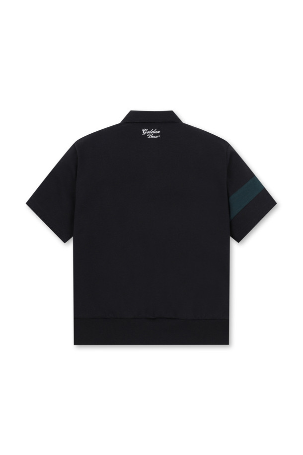 Golden Bear - 반소매 티셔츠 - (WOMEN) Borderline Sleeve Pique Polo Shirt