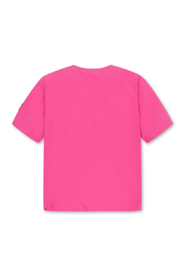 Golden Bear - 반소매 티셔츠 - (WOMEN) Basic Woven Pocket T-shirt					 					 					