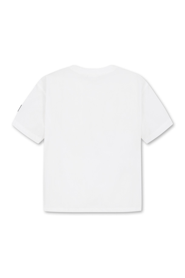 Golden Bear - 반소매 티셔츠 - (WOMEN) Basic Woven Pocket T-shirt					 					 					