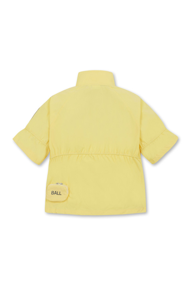 Golden Bear - 반소매 티셔츠 - (WOMEN) Shirred Half-Zip T-Shirt