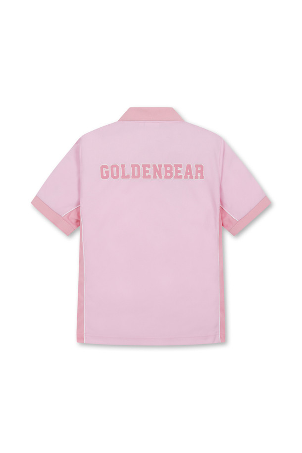 Golden Bear - 반소매 티셔츠 - (WOMEN) Solid Mesh Polo Shirt					 					 					