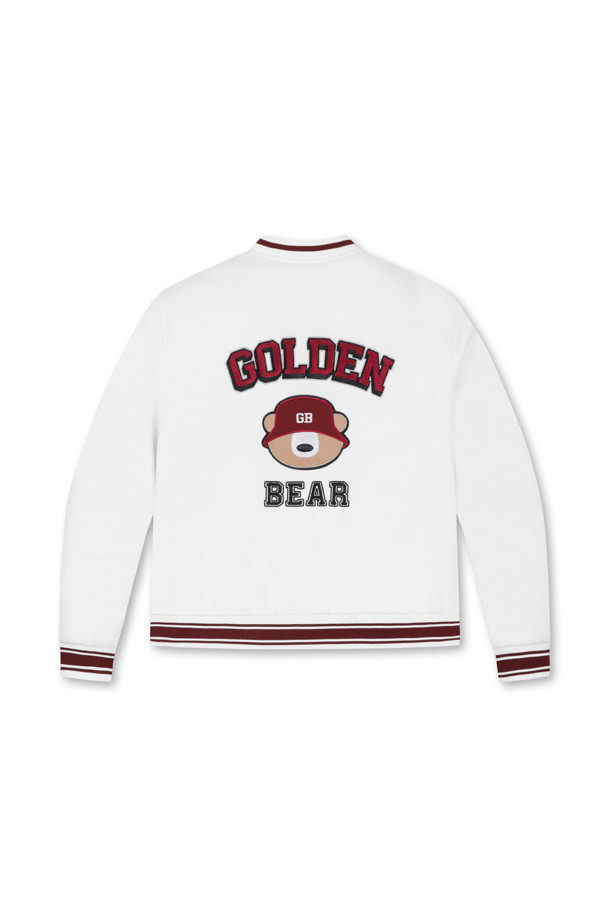 (W) 네오프렌 바시티 재킷은 여성 골퍼 및 일상복을 위한 스포티하고 캐주얼한 아우터입니다. 아이보리와 와인 두 가지 색상으로 출시되었으며, 봄, 가을, 겨울 시즌에 착용하기 좋습니다. 슬림핏 디자인의 레귤러 기장이며, 네오프렌 소재로 제작되어 보통에서 두꺼운 두께감을 자랑합니다. 백면 뉴베어 아플리케 그래픽, 넥, 소매단, 밑단의 티오 컬러 립조직 배색, 스냅버튼 포켓, 왼쪽 가슴 뉴베어 자수 와펜, 왼쪽 팔 오각형 티오 와펜 등의 디테일이 돋보입니다. 신축성이 있어 편안하게 착용 가능하며 비침 걱정 없이 즐길 수 있습니다.
