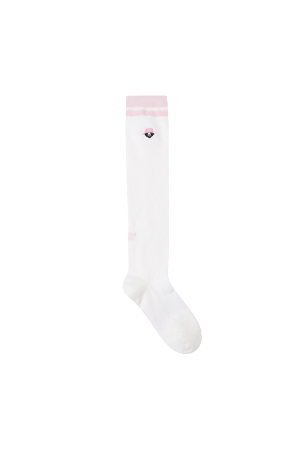 Golden Bear - 양말 - (Women's) Color Tipping Bucket Bear Knee Socks