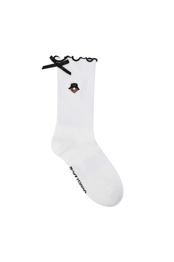 Golden Bear - 양말 - (Women's) Shirring Ribbon tie Socks