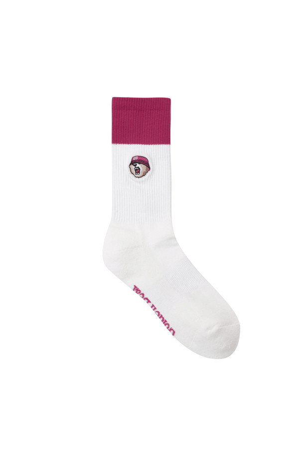 Golden Bear - 양말 - (WOMEN) ColorBlock Mid Socks