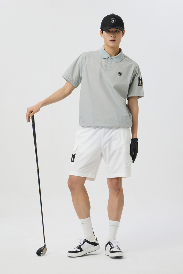 Golden Bear - 하프팬츠 - Stretchable Woven Cargo Shorts