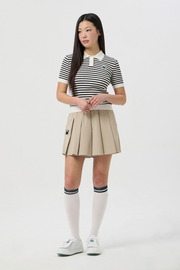 Golden Bear - 쇼트팬츠 - (WOMEN) Pleats Wrap Shorts					 					 					