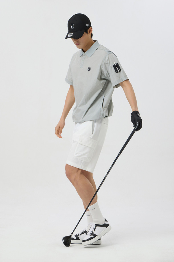 Golden Bear - 하프팬츠 - Stretchable Woven Cargo Shorts