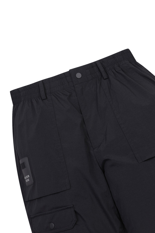 Golden Bear - 하프팬츠 - Solid Color Cargo Shorts					 					 					