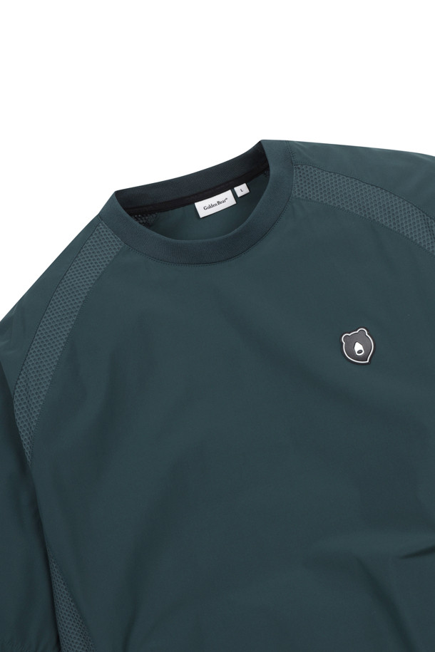 Golden Bear - 반팔티셔츠 - Stretchable Nylon Crewneck Sweatshirt