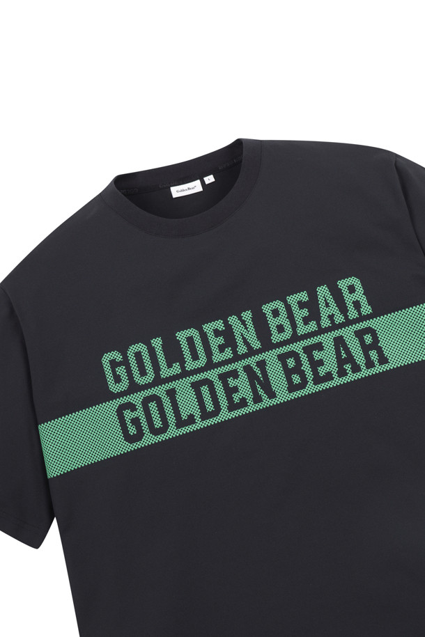 Golden Bear - 반팔티셔츠 - Chest Border Line Crewneck T-shirt				 					 					