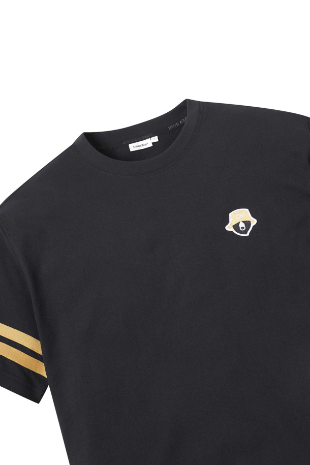 Golden Bear - 반팔티셔츠 - (UNI) Printed Back Lined Sleeves T-shirt					 					 					