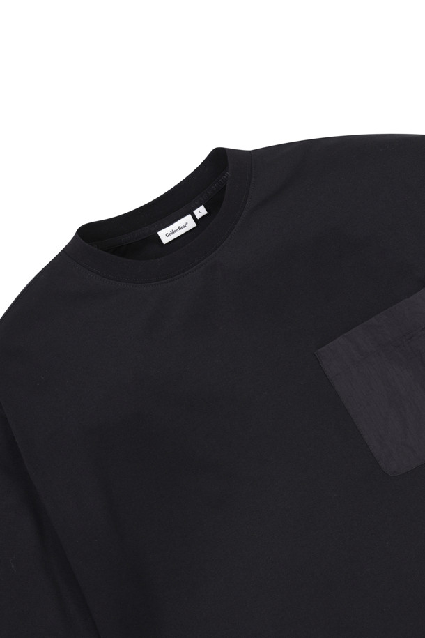 Golden Bear - 반팔티셔츠 - Ribstop Pocket Patched Crewneck T-shirt			