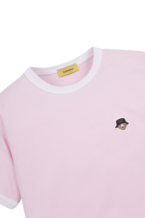 Golden Bear - 반소매 티셔츠 - (WOMEN) Ringer Short-Sleeve Round T-Shirt