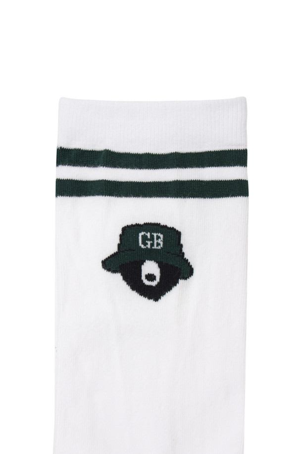 Golden Bear - 양말 - Color Stripe Bucket Bear Socks