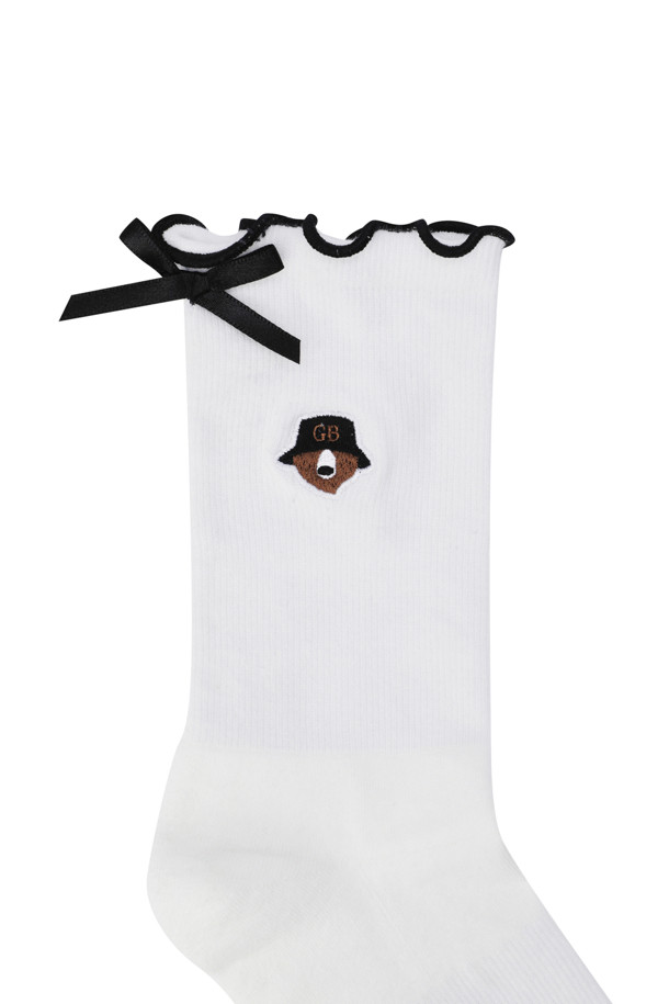 Golden Bear - 양말 - (Women's) Shirring Ribbon tie Socks