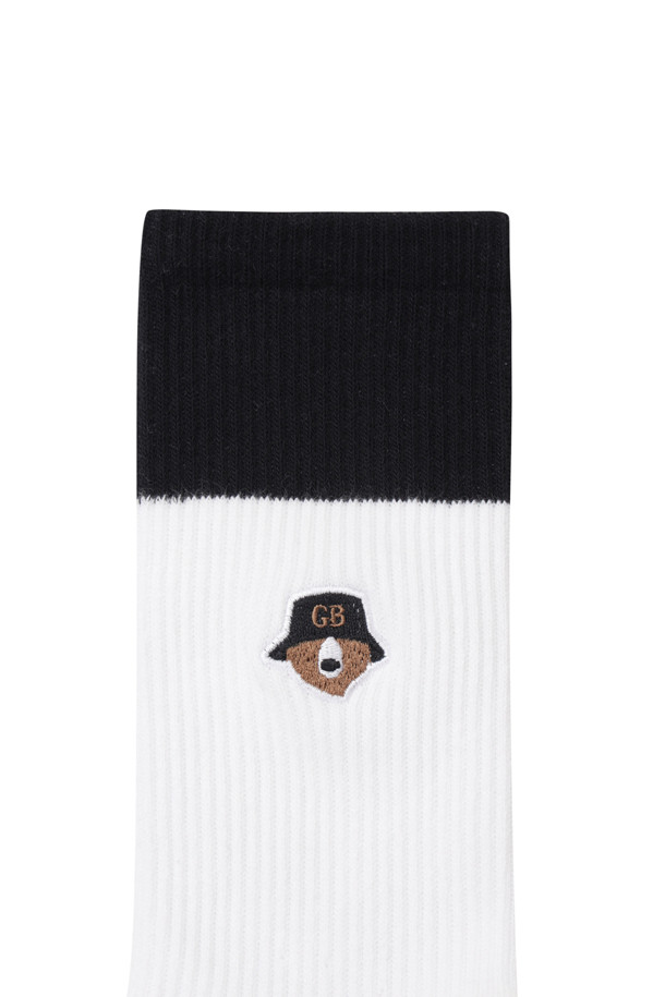 Golden Bear - 양말 - (WOMEN) ColorBlock Mid Socks